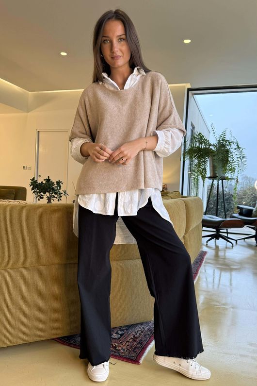 Luxury Raw Kick Magic Trouser Black